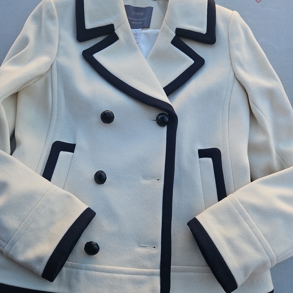 J. Crew Cream and Black Utility Jacket - Picture 13 of 14